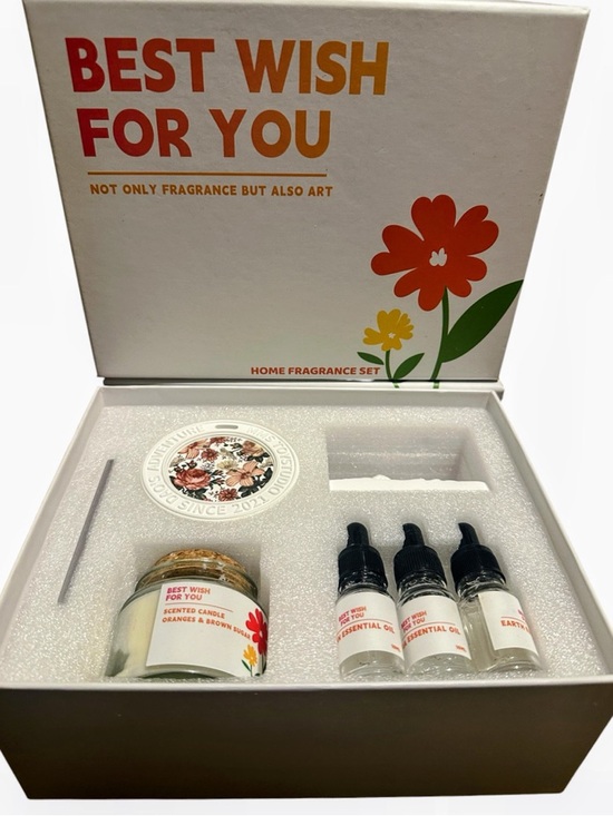Other - Best Wish For You Home Fragrance Candle And Essential Oil Gift Set New W/O Tags
